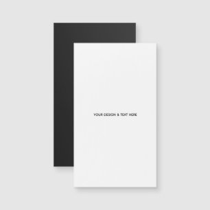 Saubere Weiße Minimalistische Vorschlag Danke Kart Magnetkarte