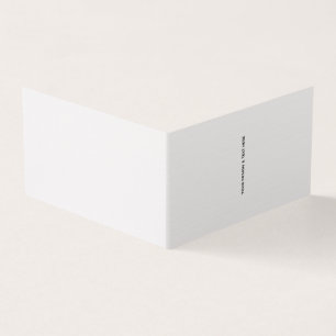 Saubere weiße minimalistischer Vorschlag Danke Kar