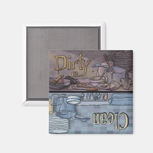 Saubere Wut Magnet (Vorderseite/Rückseite)