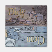 Saubere Wut Magnet (Vorne)