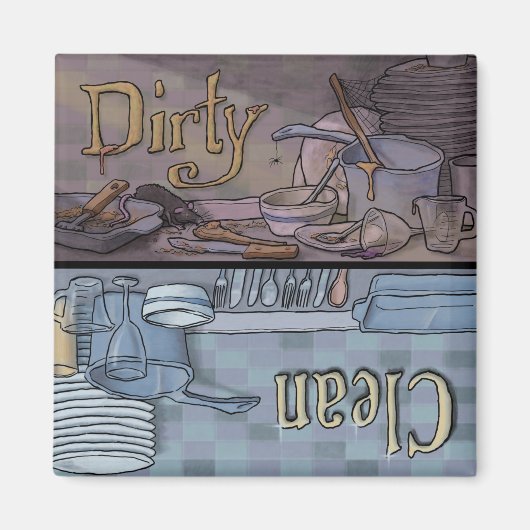 Saubere Wut Magnet (Vorne)