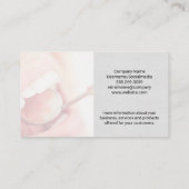 Saubere Zähne - Mundkontrolle Visitenkarte (Rückseite)