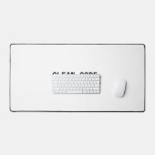 Sauberer Code, sauberer Geist Minimalistische Tech Schreibtischunterlage (Tastatur & Maus)