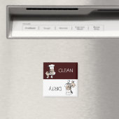 Sauberer Dirty-Koch mit Hutspülmaschine Magnet (In Situ (Geschirrspüler))