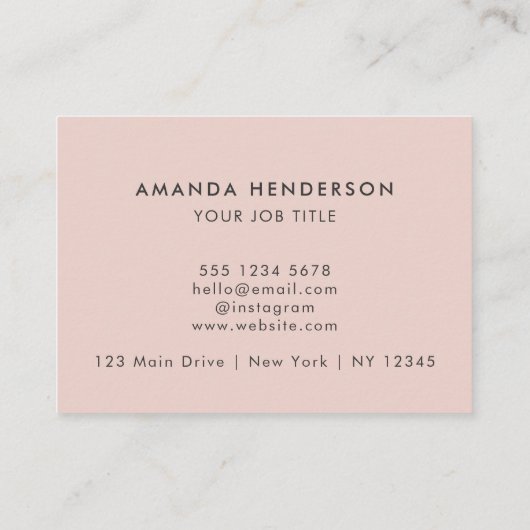 Sauberer einfacher QR-Code Werbepinsel Visitenkarte (Rückseite)