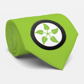 Sauberer grüner Power - Elektroauto Krawatte (Gerollt)