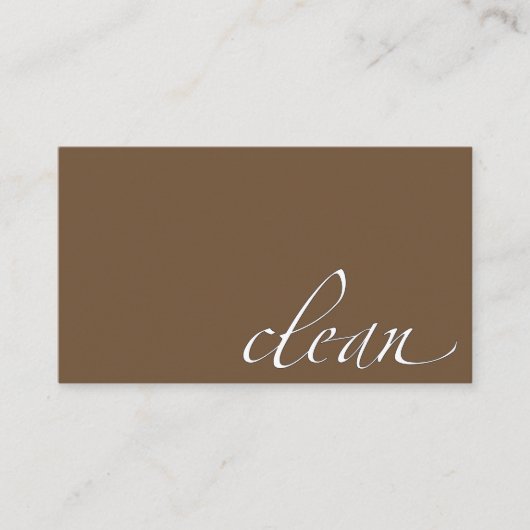 Sauberer Haus putzender Reiniger Visitenkarte (Vorderseite)