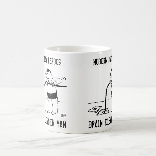 Sauberer Mann Kaffeetasse (Mittel)