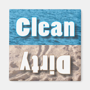 Sauberer oder schmutziger Magnet