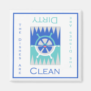 Sauberer oder schmutziger magnet