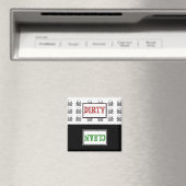Sauberer, schmutziger Geschirrspülmagnet Magnet (In Situ (Geschirrspüler))