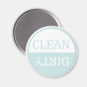 Sauberer, schmutziger, leichter Münzspüler Magnet (Vorderseite/Rückseite)