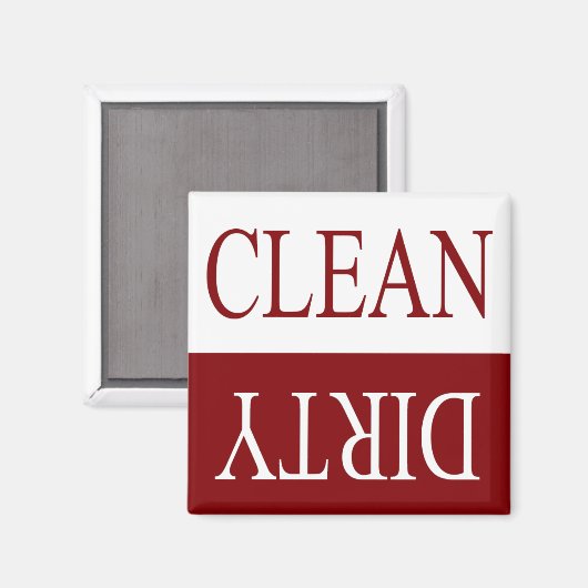 Sauberer Schmutzspulmaschine-Magnet Magnet (Vorderseite/Rückseite)