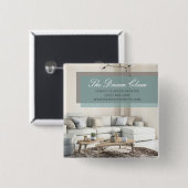 Sauberer Service des Reinigungshauses Moderner Button (Vorne & Hinten)