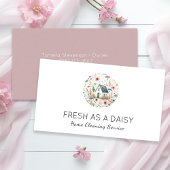 Sauberer Service des Reinigungshauses Moderner Visitenkarte