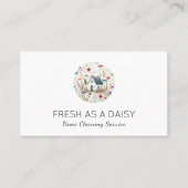 Sauberer Service des Reinigungshauses Moderner Visitenkarte (Vorderseite)