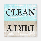 Sauberer Spülmaschinenmagnet Magnet (Vorne)