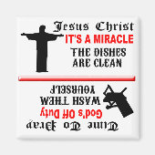 Sauberer Spülmaschinenmagnet Magnet (Vorne)