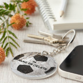 Sauberer und schmutziger Fußball-Schlüsselanhänger Schlüsselanhänger (Vorderseite rechts)