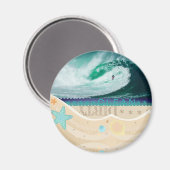 Sauberer und schmutziger Gedreht Seitenstrandmodus Magnet (Vorderseite/Rückseite)