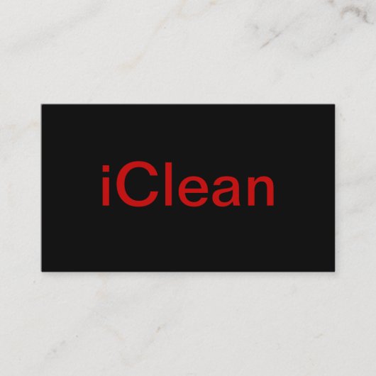 Sauberere Visitenkarte (Vorderseite)