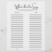 Sauberes ästhetisches Brautparty-Spiel (Vorderseite)