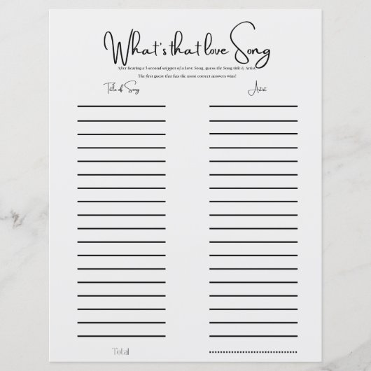 Sauberes ästhetisches Brautparty-Spiel (Vorderseite)