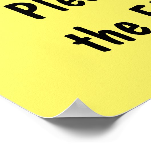 Sauberes Bad. Poster (Ecke)