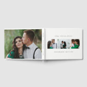 Sauberes Collage EDITABLE COLOR Wedding Gästebuch (Voll)