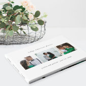 Sauberes Collage EDITABLE COLOR Wedding Gästebuch