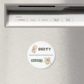 Sauberes Dirty Baby Geschirrspülmaschine Magnet (In Situ (Geschirrspüler))