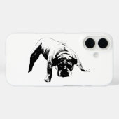 Sauberes Edge Bulldog-Gehäuse Case-Mate iPhone Hülle (Rückseite (Horizontal))