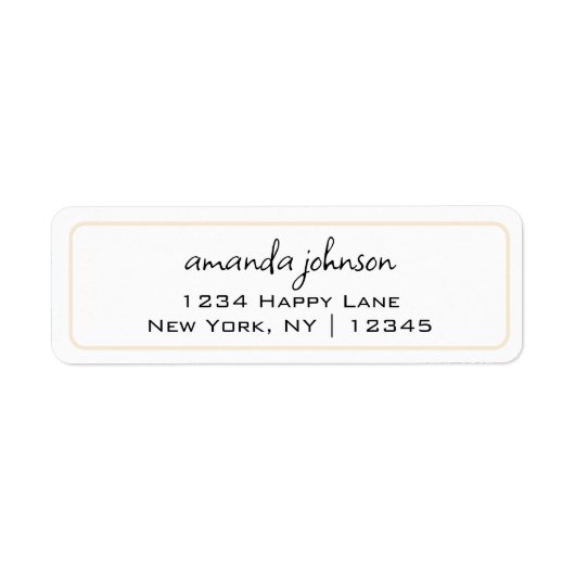 Sauberes, einfaches, informelles, Lässiges Creme-L (Vorne)