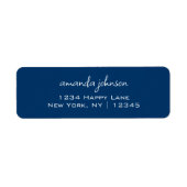 Sauberes, einfaches Minimal Informal Lässig Navy B (Vorne)