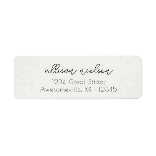 Sauberes, einfaches Minimal, informell Lässig (Vorne)