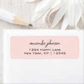 Sauberes, einfaches Minimal, Lässiges Lichtrosa (Insitu)