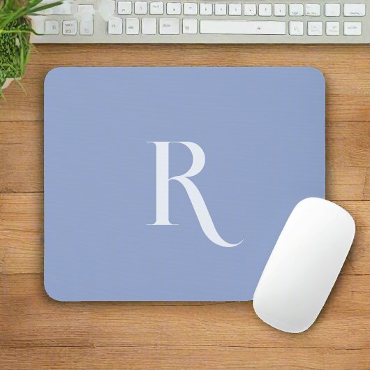 Sauberes einfaches Monogramm, erste Typografie Bla Mousepad