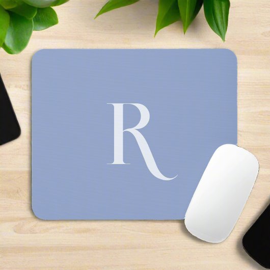 Sauberes einfaches Monogramm, erste Typografie Bla Mousepad
