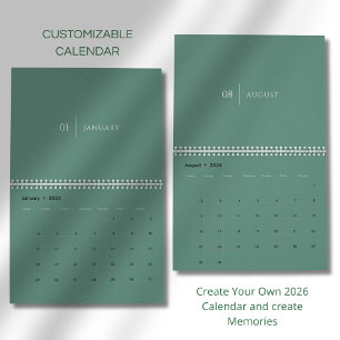 Sauberes Elegantes Layout Kalender