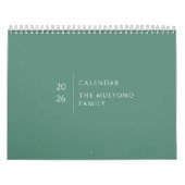 Sauberes Elegantes Layout Kalender (Titelbild)