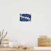 Sauberes Essen // Blueberries-Foto Poster (Küche)