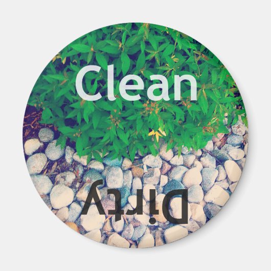 Sauberes Geschirrspüler Magnet (Vorne)