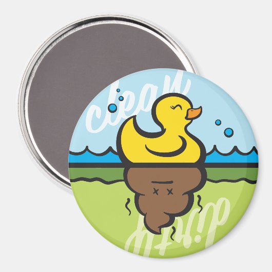 Sauberes Geschirrspüler Magnet (Vorderseite/Rückseite)