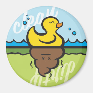 Sauberes Geschirrspüler Magnet