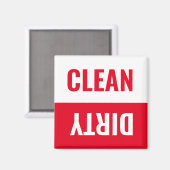 Sauberes Geschirrspüler-Magnet Magnet (Vorderseite/Rückseite)