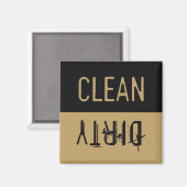 Sauberes Geschirrspüler-Magnet Magnet (Vorderseite/Rückseite)