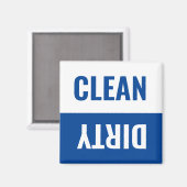 Sauberes Geschirrspüler-Magnet Magnet (Vorderseite/Rückseite)