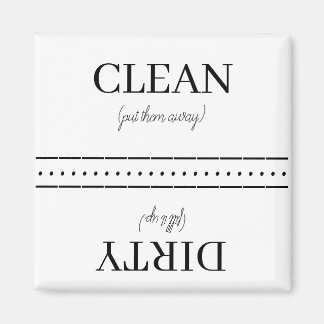 Sauberes Geschirrspüler-Magnet Magnet