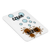 Sauberes Geschirrspüler-Magnet Magnet (Rechte Seite)