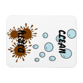 Sauberes Geschirrspüler-Magnet Magnet (Horizontal)